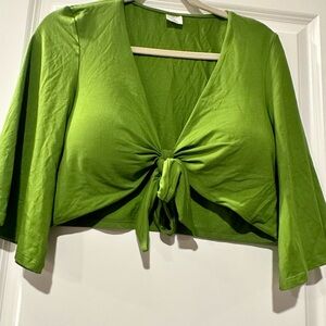 Klassy Network Tied Blouse